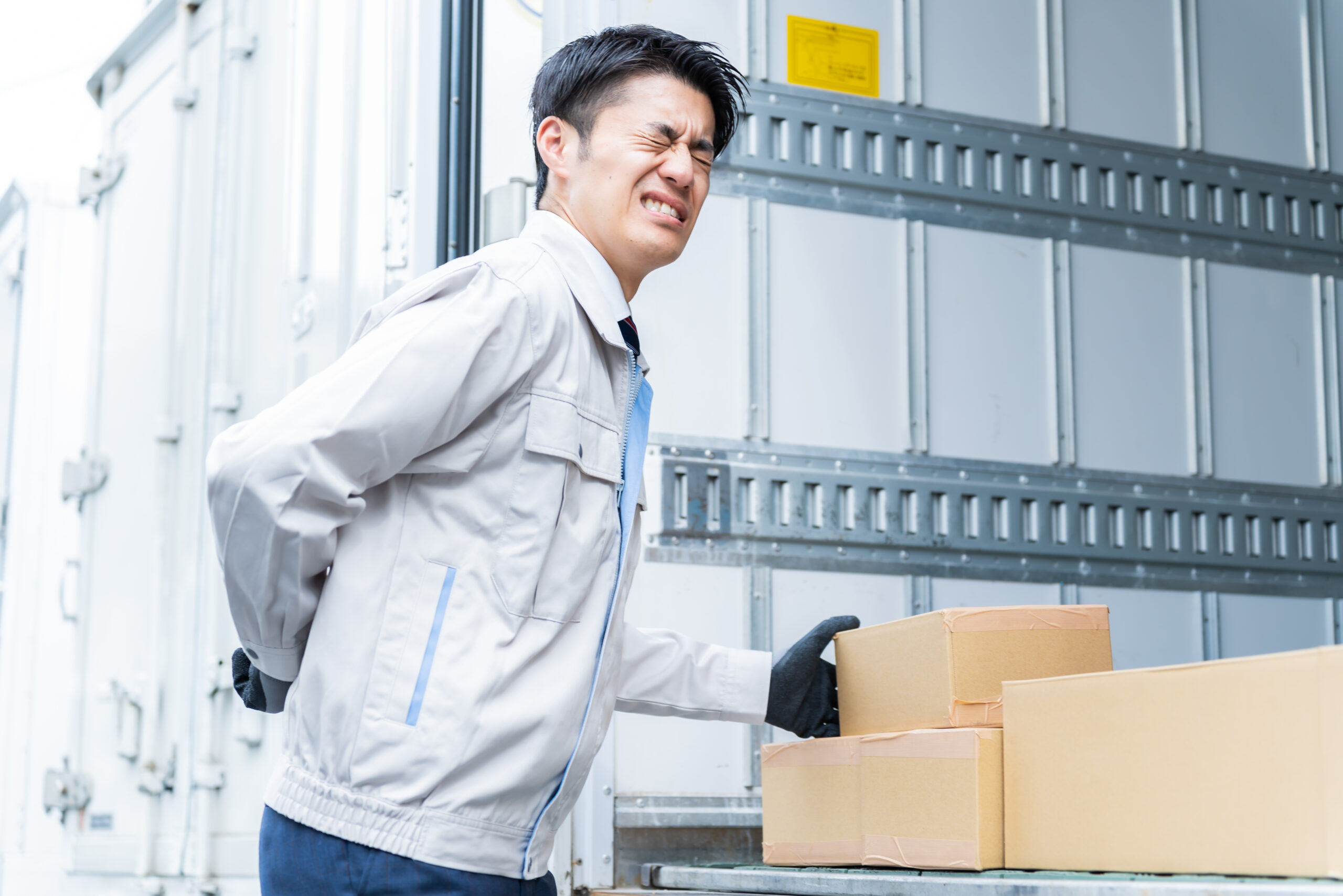 立ち作業の負担軽減対策